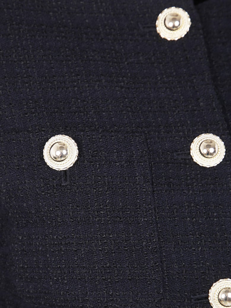 boucle fur cuff jacket by Selfnex