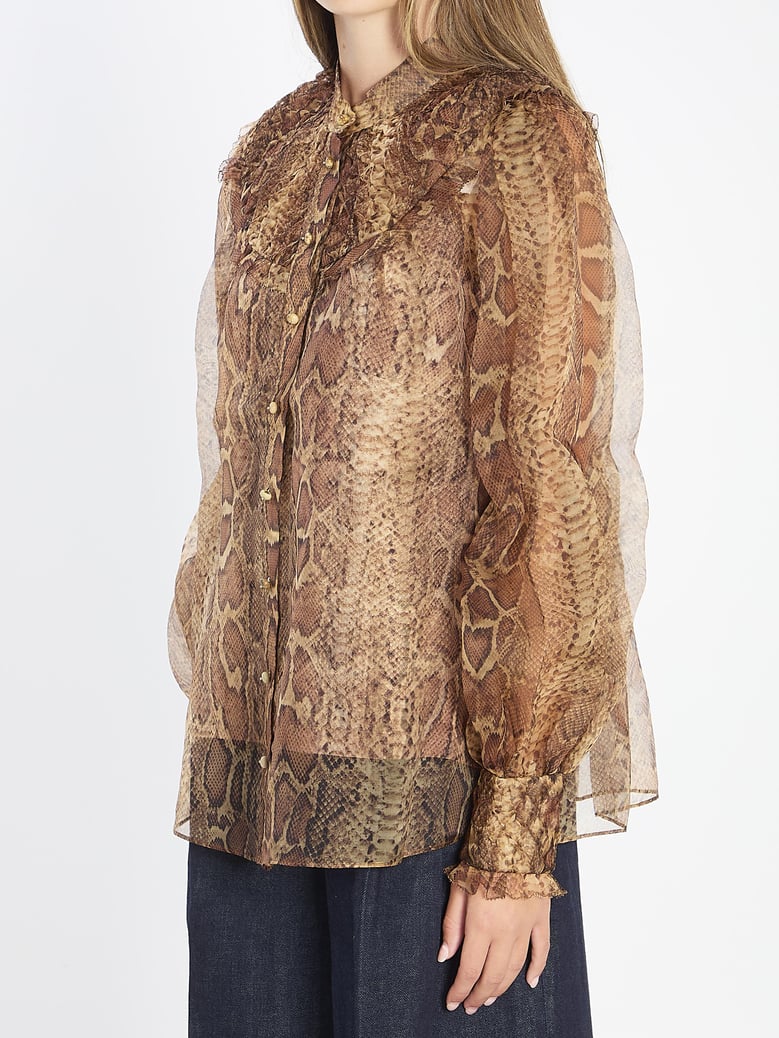 hypnotic smocked blouse by Selfnex