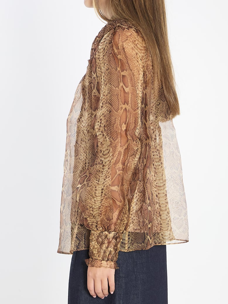 hypnotic smocked blouse by Selfnex