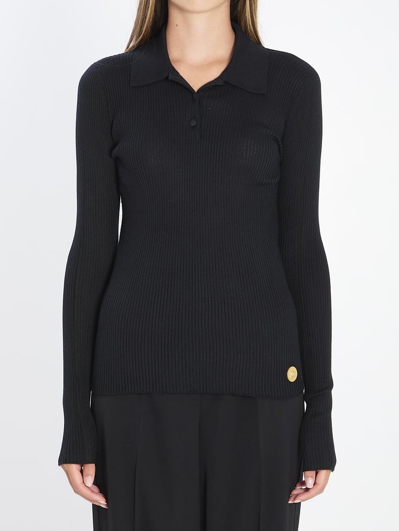 long-sleeve polo shirt by Selfnex
