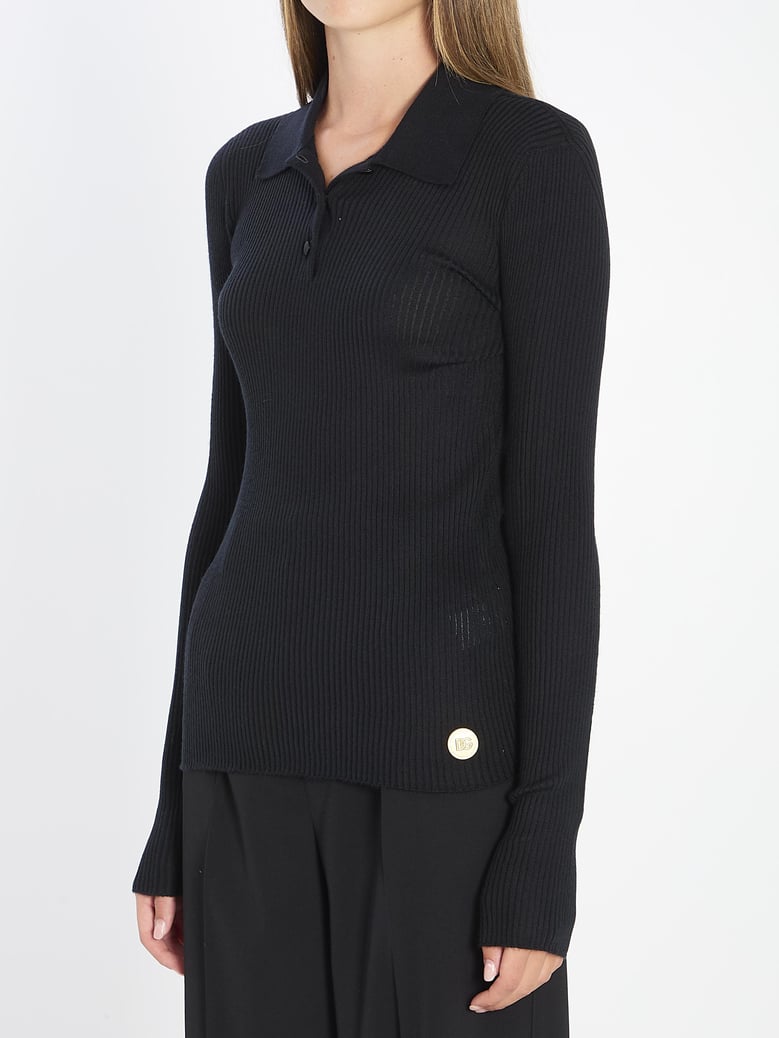 long-sleeve polo shirt by Selfnex