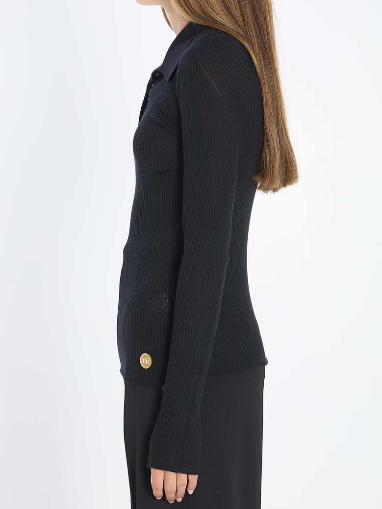 long-sleeve polo shirt by Selfnex