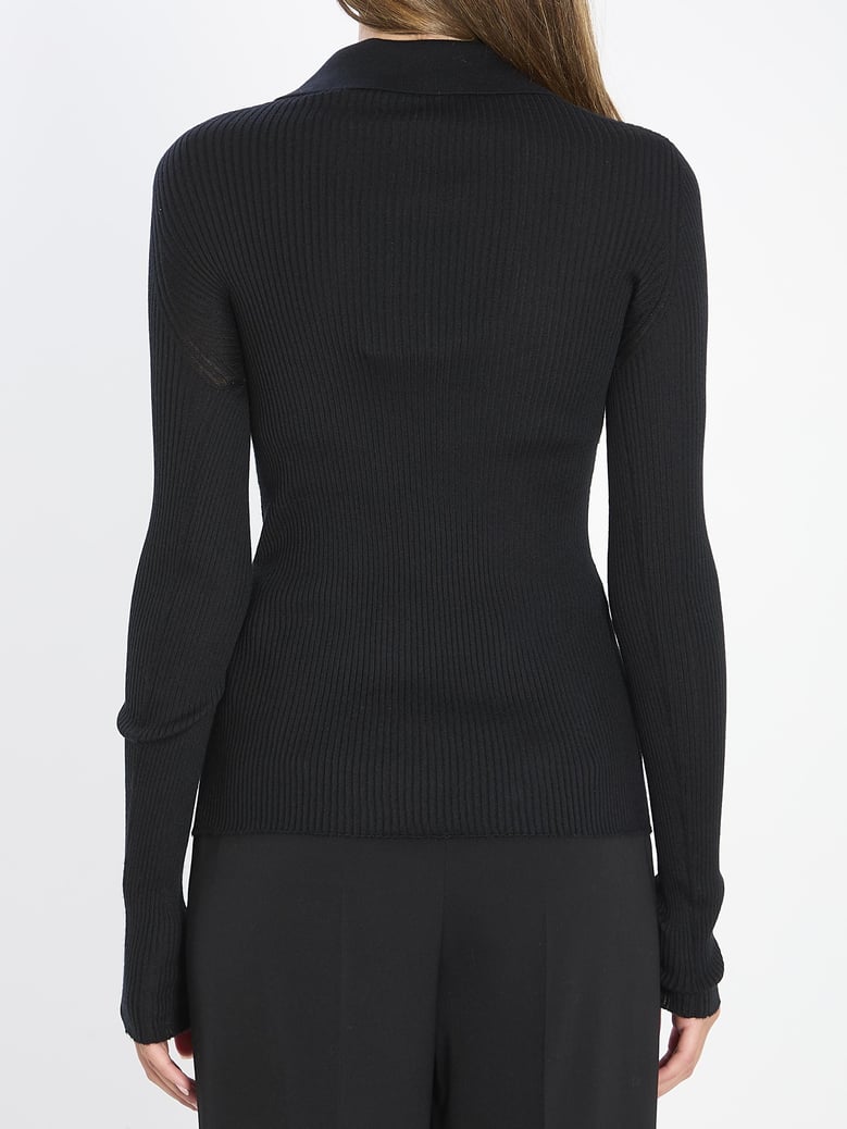long-sleeve polo shirt by Selfnex