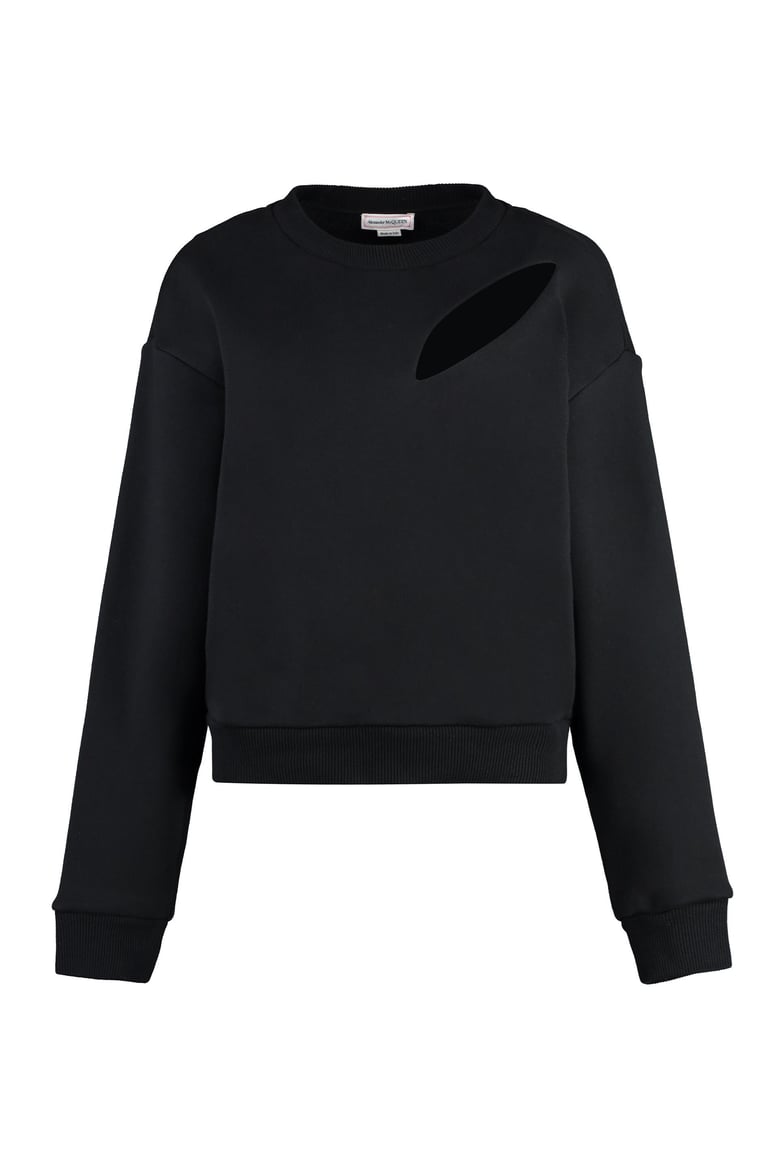 cotton crew-neck sweatshirt by Selfnex