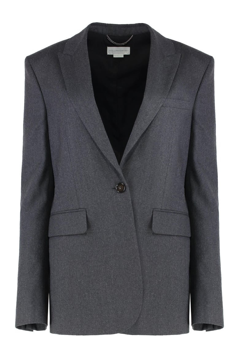 single-breasted one button jacket by Selfnex