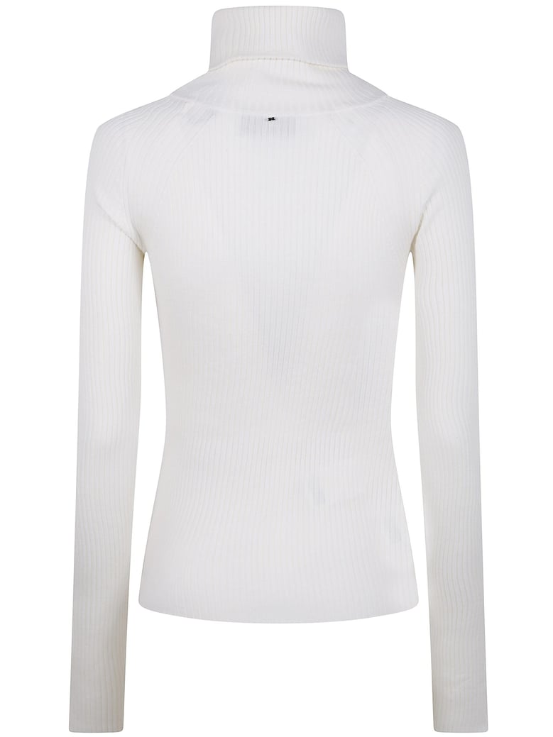 pinna - high-neck jumper with zip by Selfnex