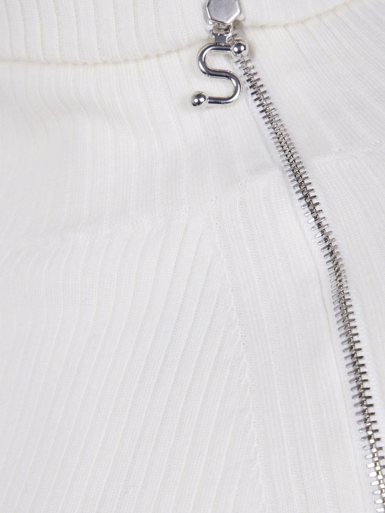 pinna - high-neck jumper with zip by Selfnex