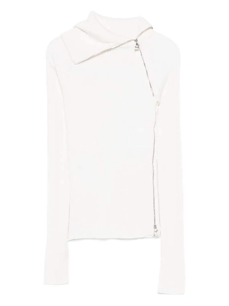 pinna - high-neck jumper with zip by Selfnex