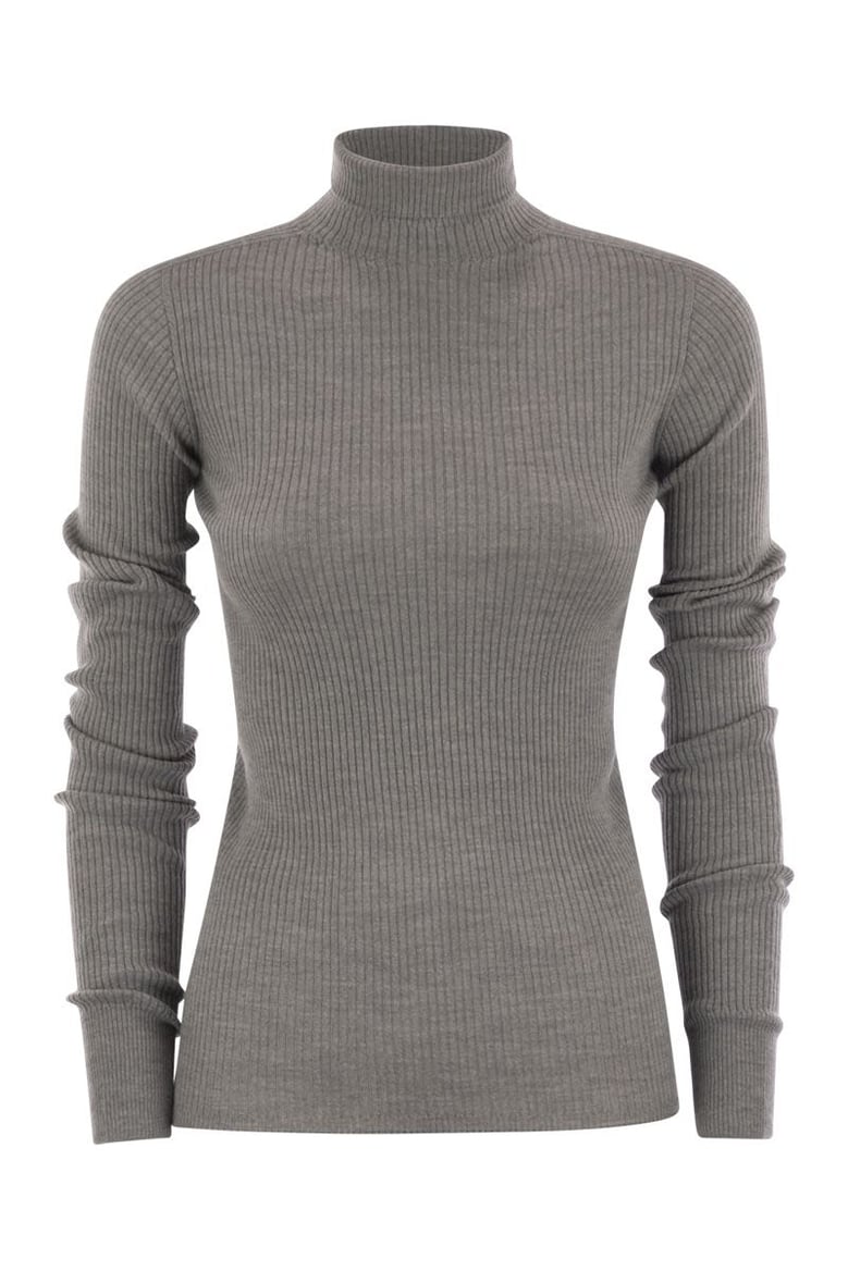 niagara - wool turtleneck jumper by Selfnex