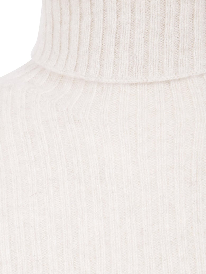 plain ws high neck rib top by Selfnex