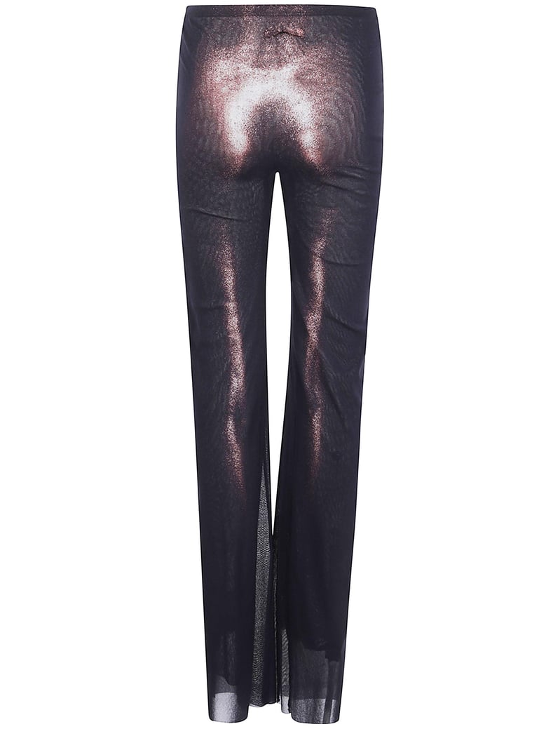 mesh straight trouser printed body dust by Selfnex