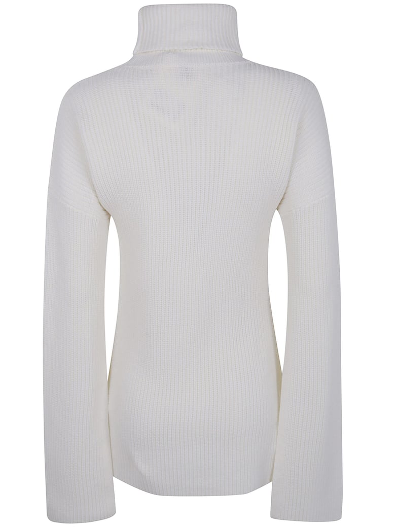 slit sleeves knit by Selfnex
