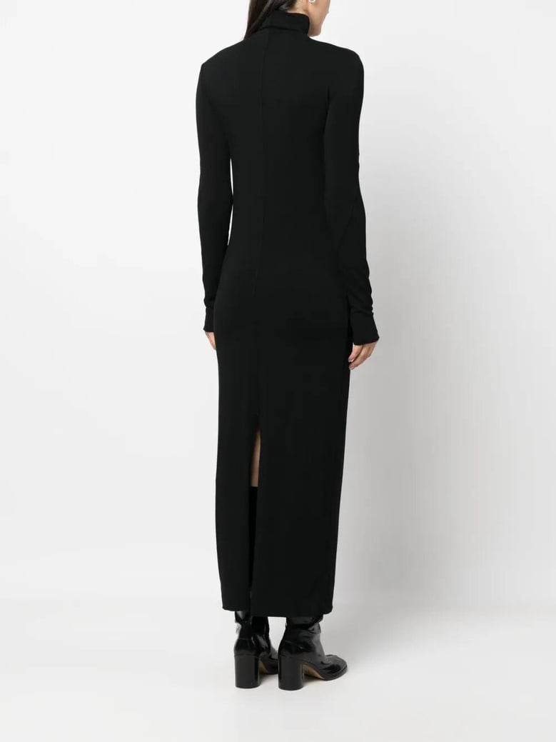 high neck midi dress by Selfnex