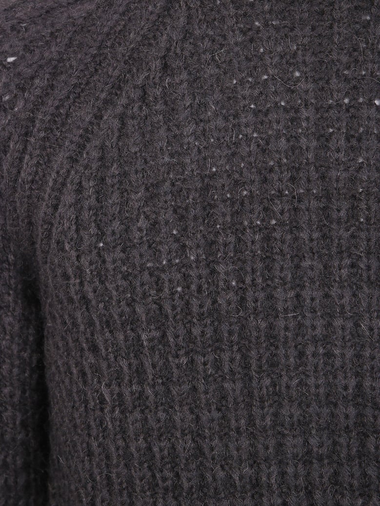 military stitch long sleeves turtle neck sweater by Selfnex
