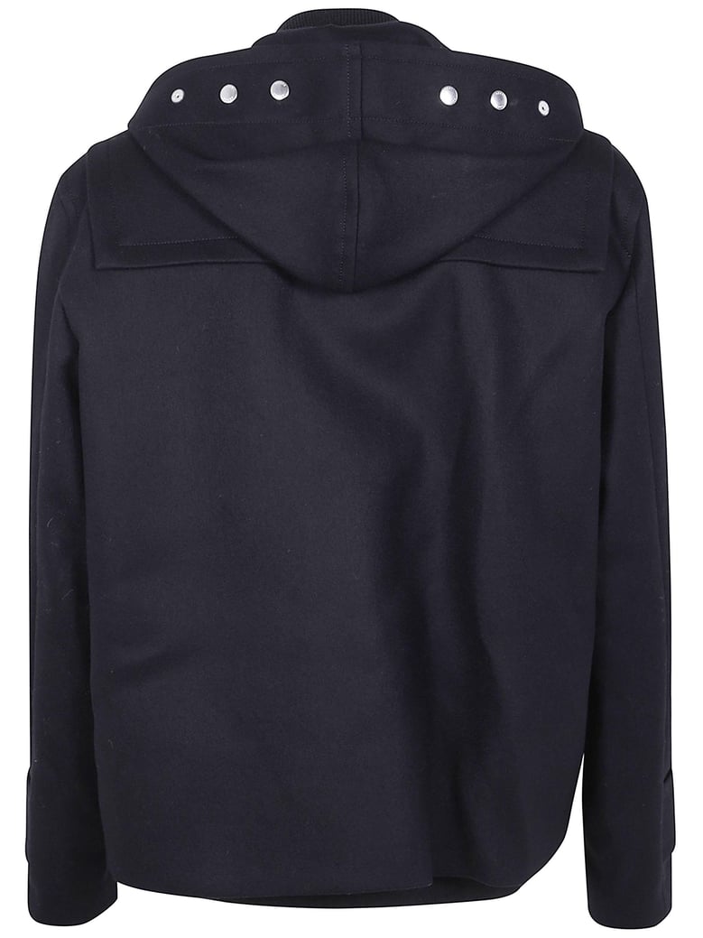wool melton blouson by Selfnex