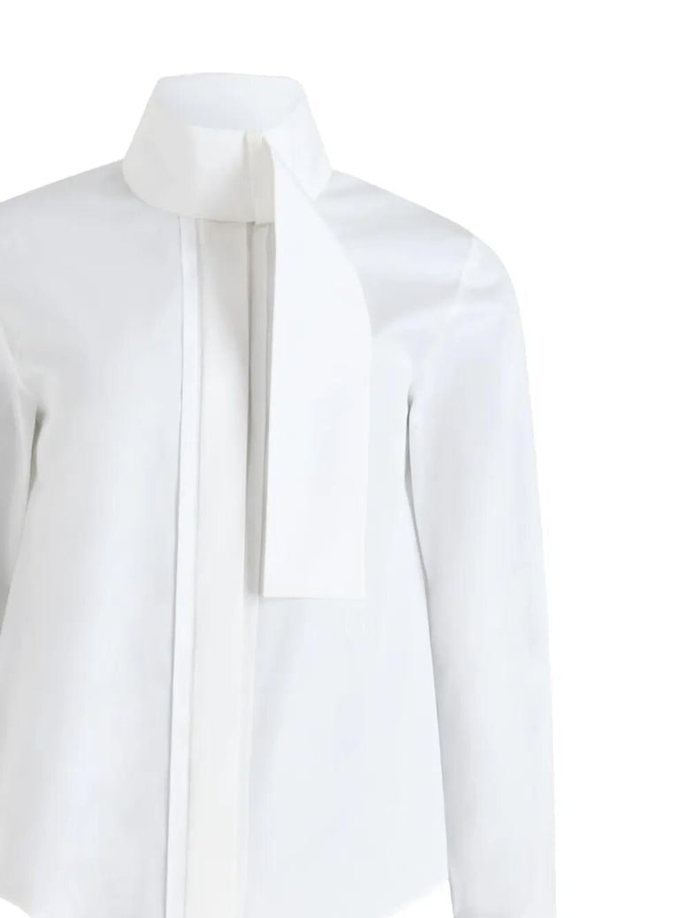ascot collar blouse by Selfnex