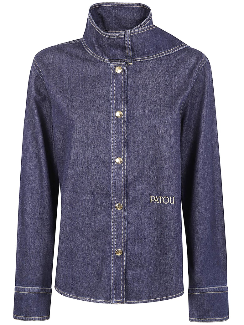ascot collar blouse by Selfnex