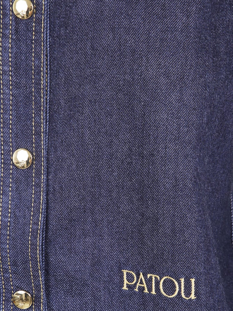 ascot collar blouse by Selfnex