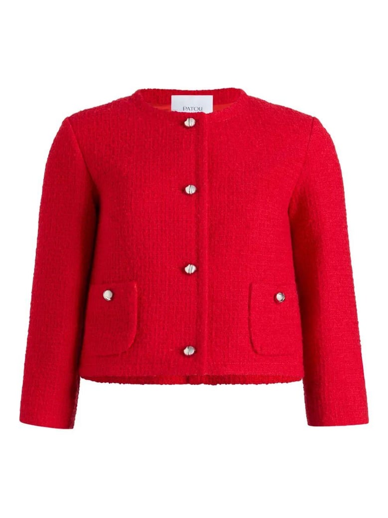 no collar box jacket by Selfnex