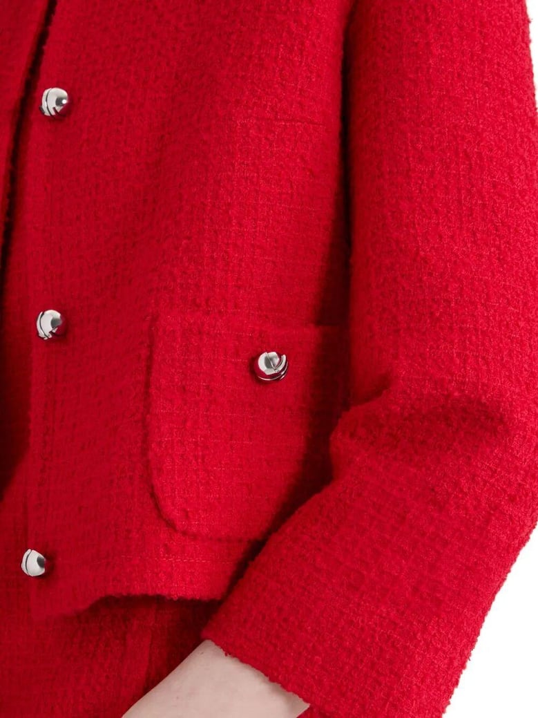 no collar box jacket by Selfnex