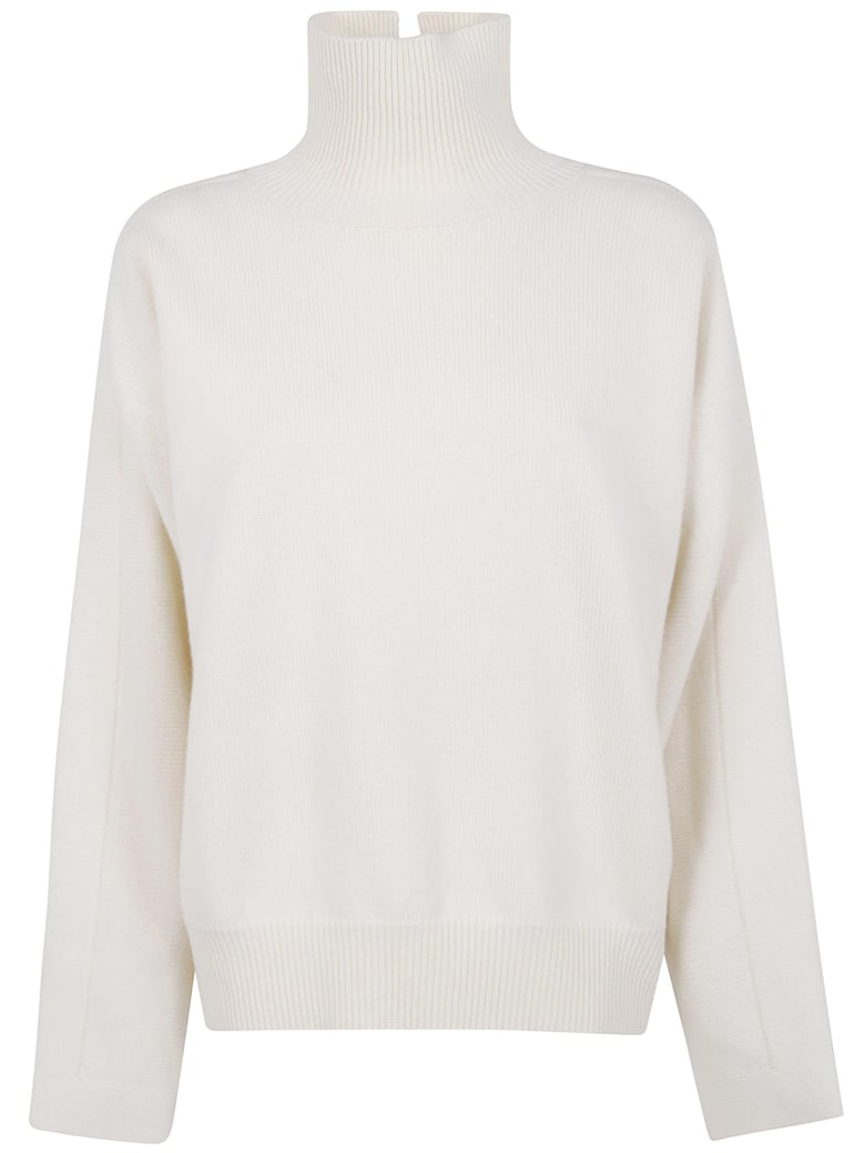 high neck long sleeves padded details jumper by Selfnex