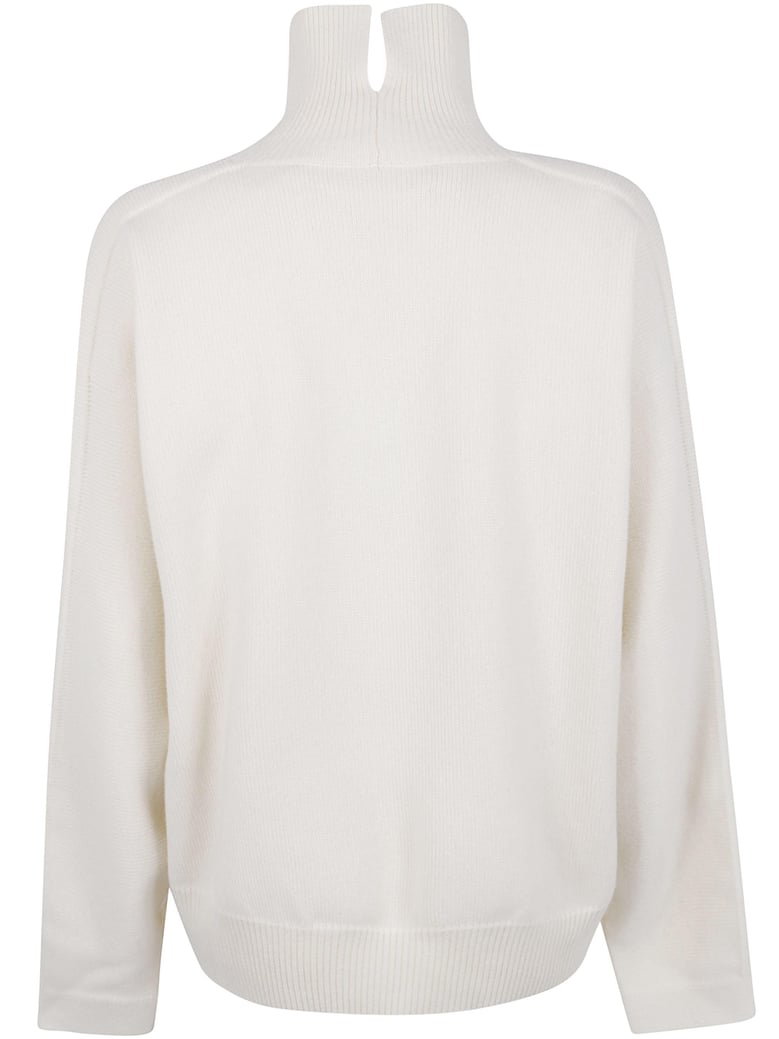 high neck long sleeves padded details jumper by Selfnex