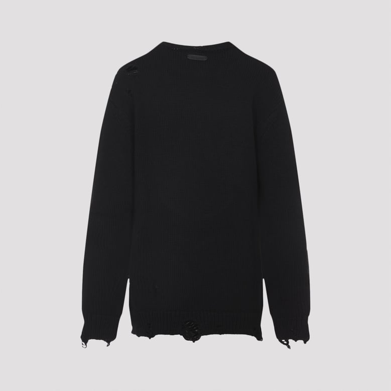 smile cropped sweater by Selfnex
