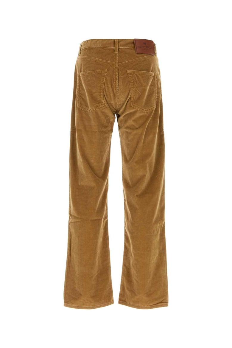 camel stretch corduroy pant by Selfnex