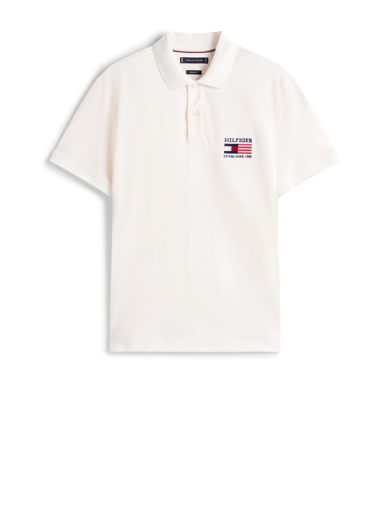 ivory polo with logo by Selfnex