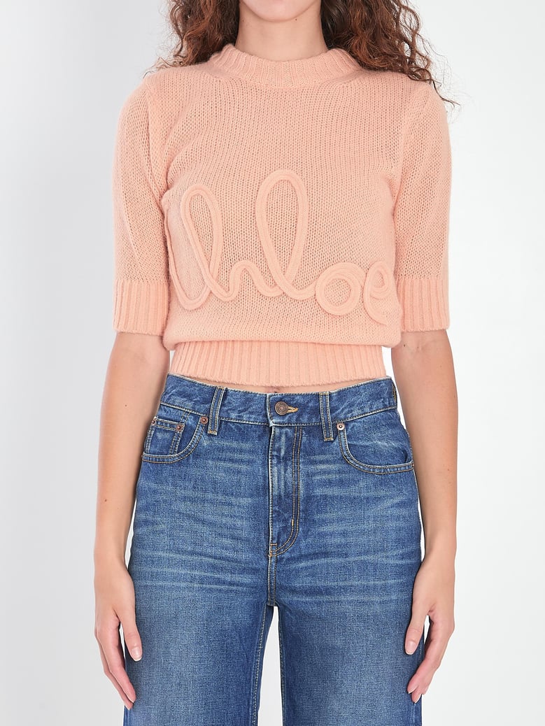 peach orange sweater exquisite by Selfnex