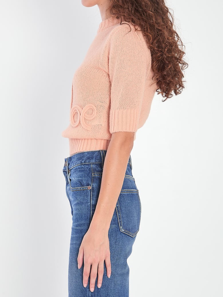 peach orange sweater exquisite by Selfnex