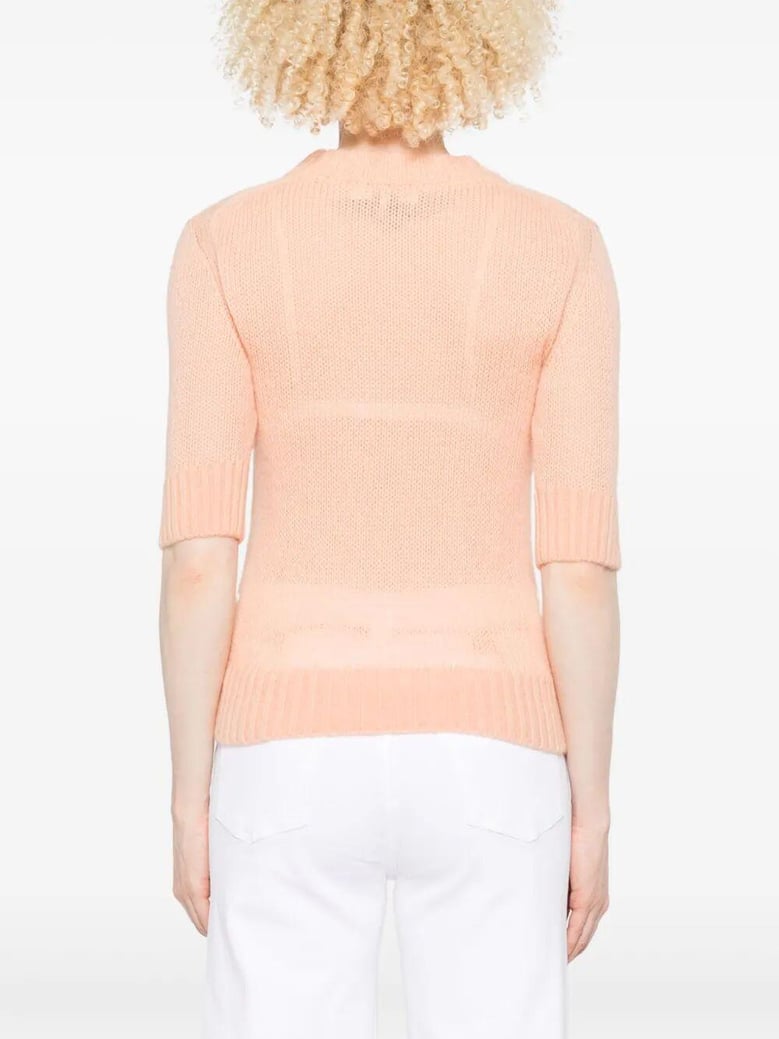 peach orange sweater exquisite by Selfnex