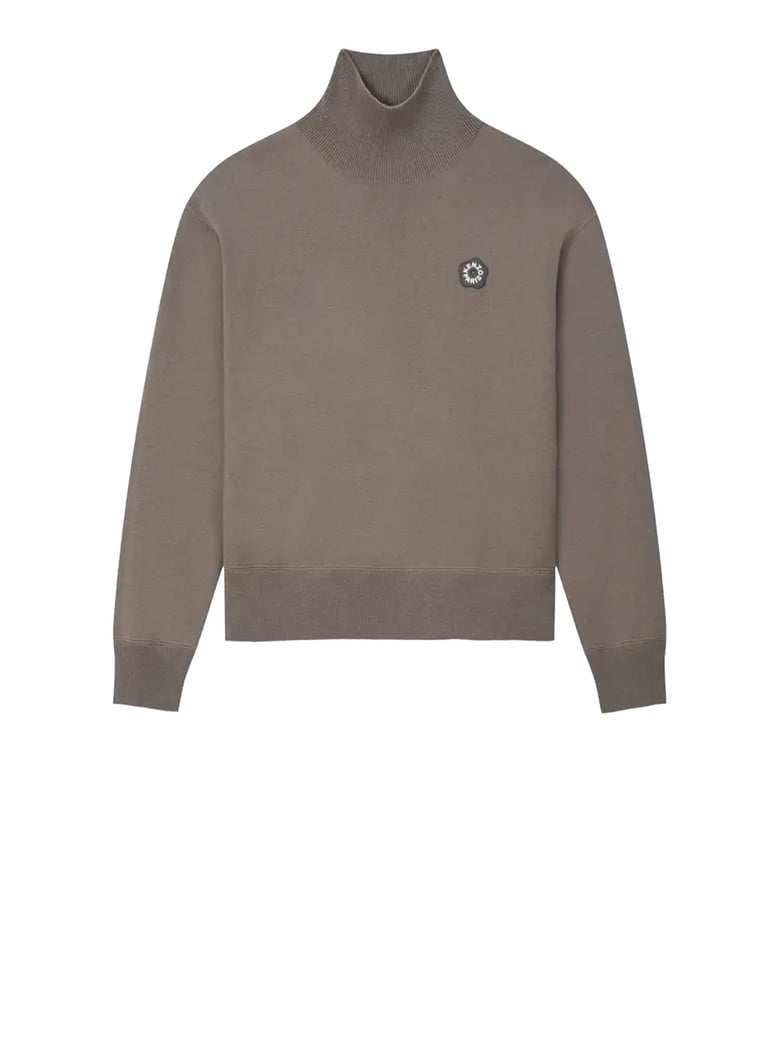 kenzo taupe sweater with logo by Selfnex