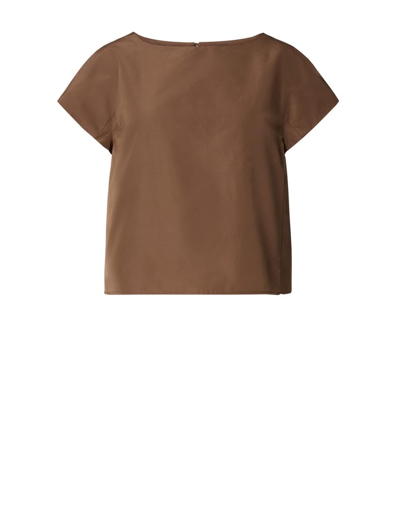 max mara weekend boxy taffeta top by Selfnex