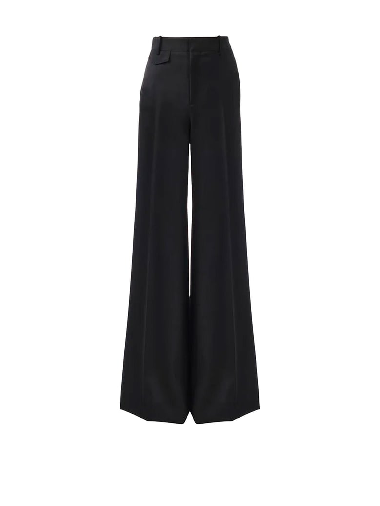 black silk trousers by Selfnex