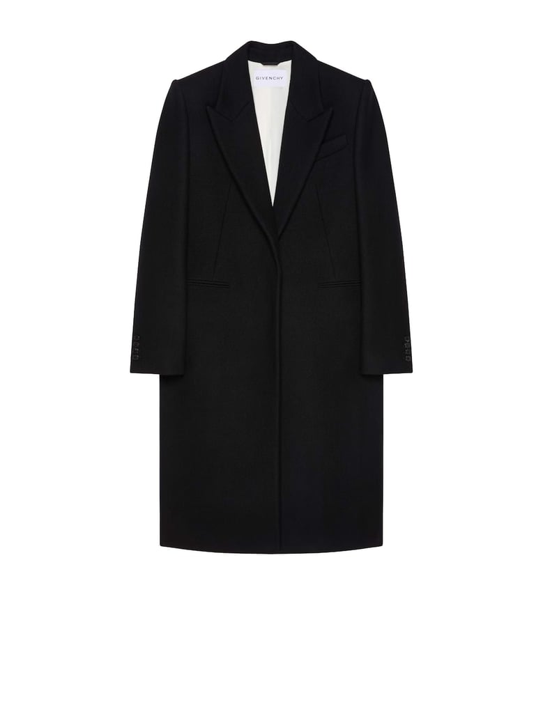 black wool coat by Selfnex