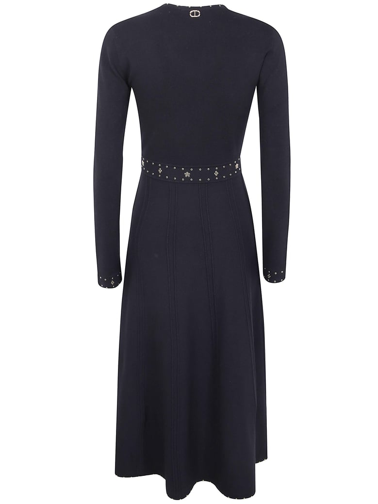 long sleeve dress with belt by Selfnex