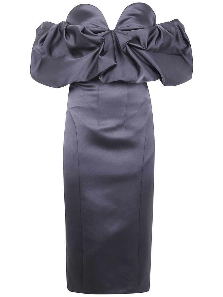 satin dress strapples by Selfnex