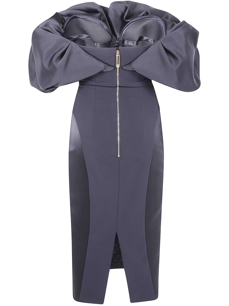 satin dress strapples by Selfnex