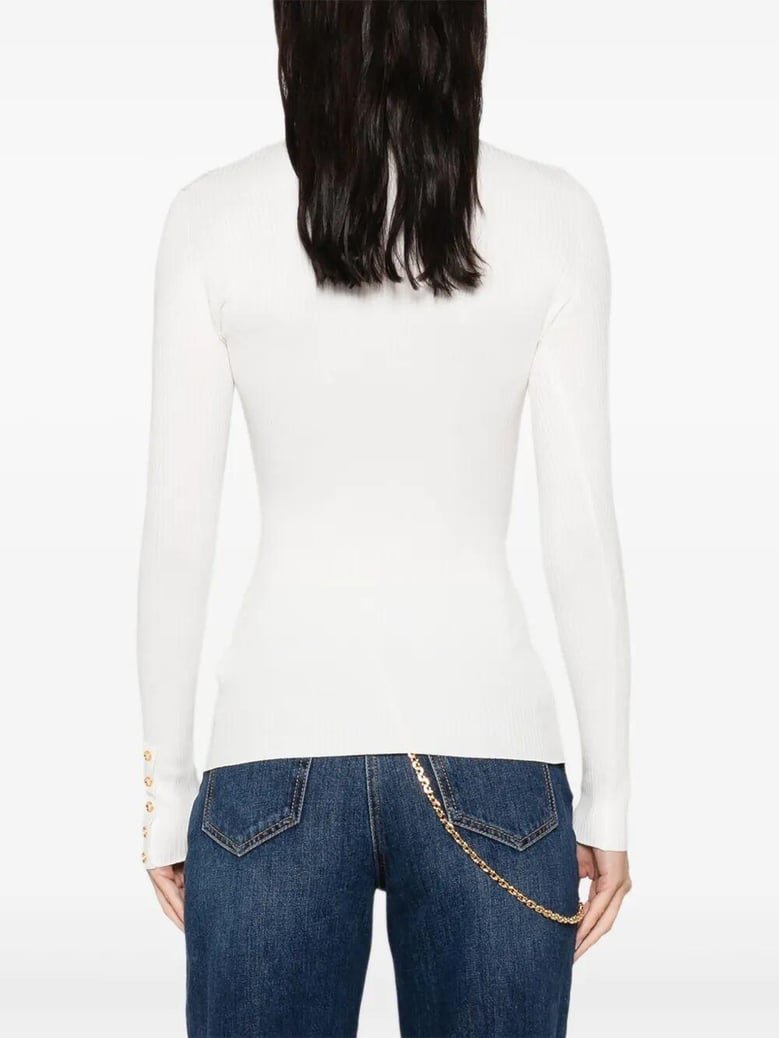 turtleneck ribbed t-shirt by Selfnex