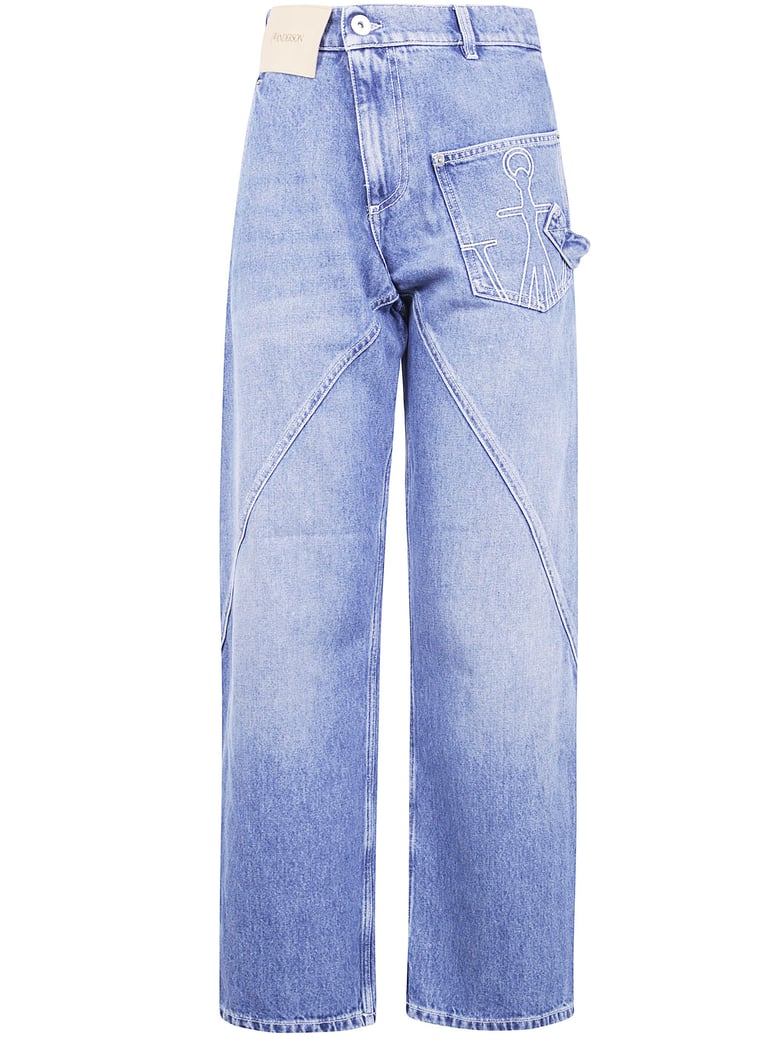 twisted workwear jeans by Selfnex