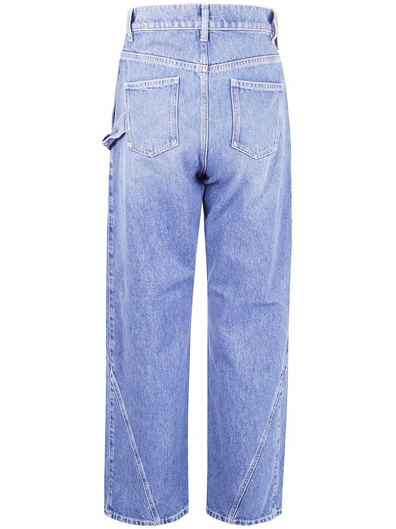 twisted workwear jeans by Selfnex