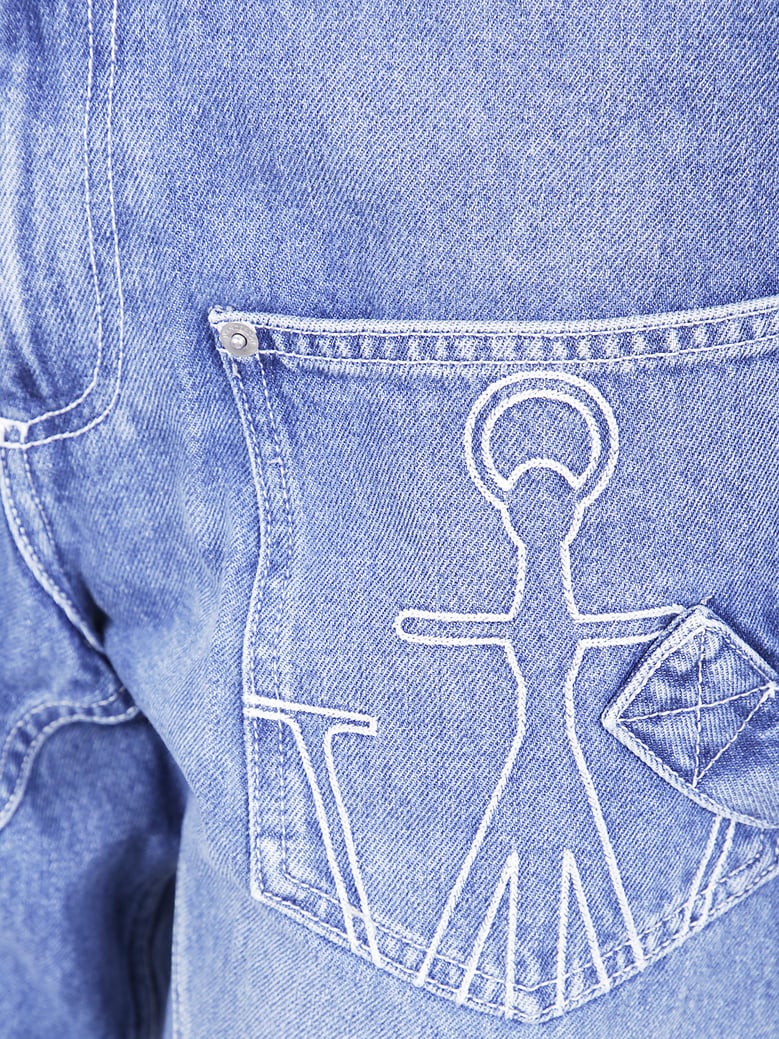 twisted workwear jeans by Selfnex