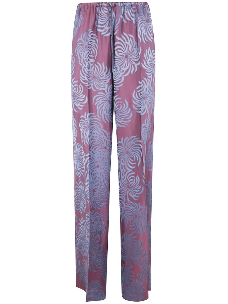 puvis long 2140 double die jacquard trouser by Selfnex