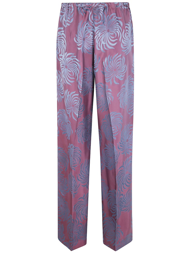puvis long 2140 double die jacquard trouser by Selfnex