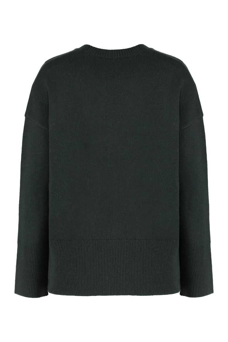 wool-blend crew-neck sweater by Selfnex