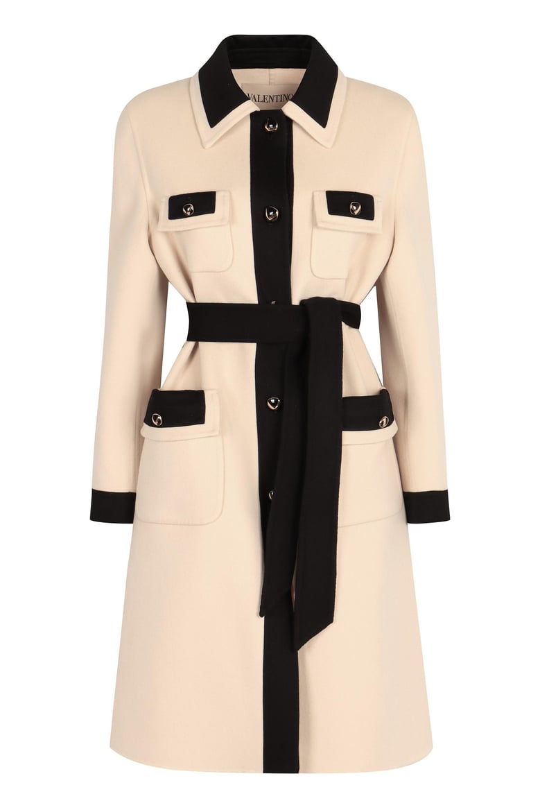 wool and cashmere coat by Selfnex