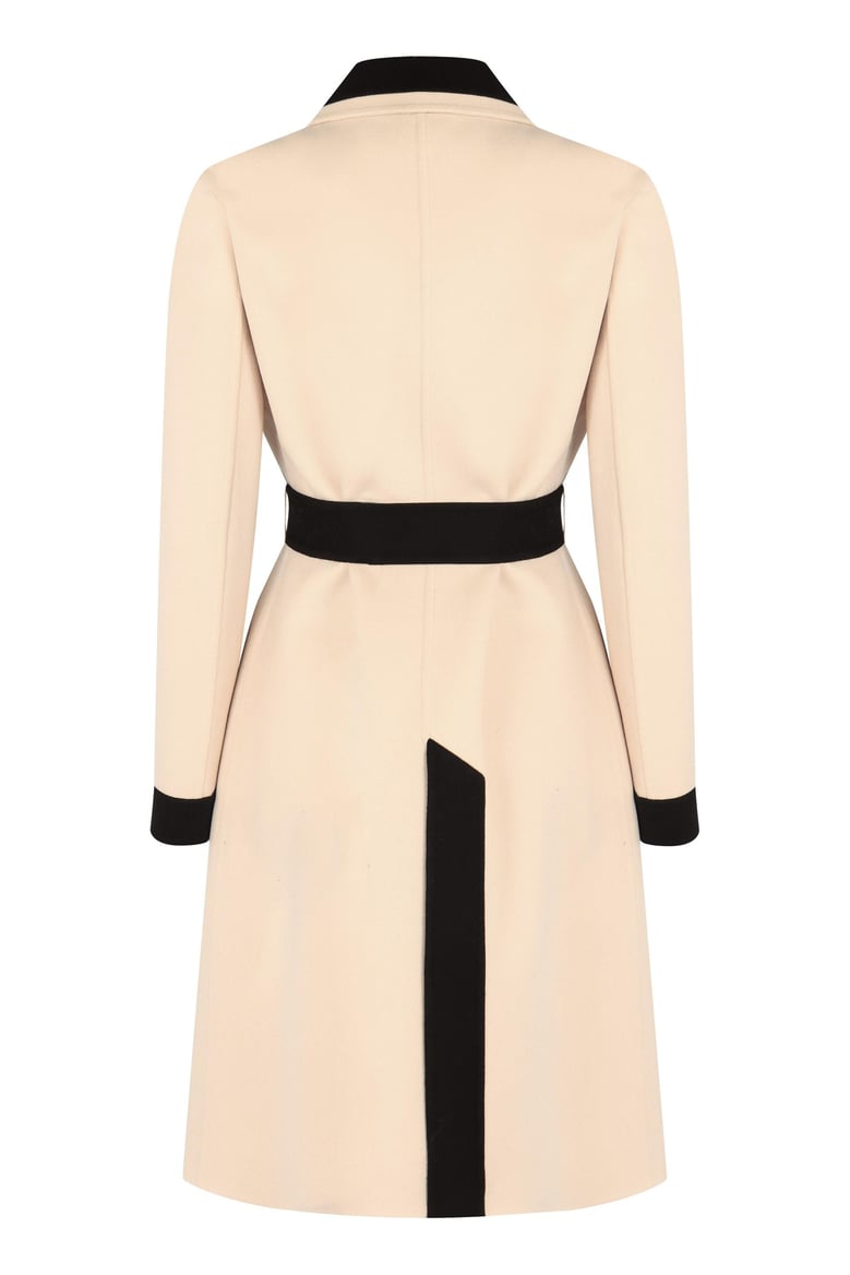 wool and cashmere coat by Selfnex