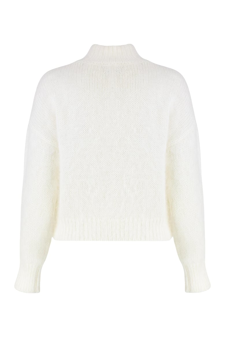 knit crew-neck sweater by Selfnex
