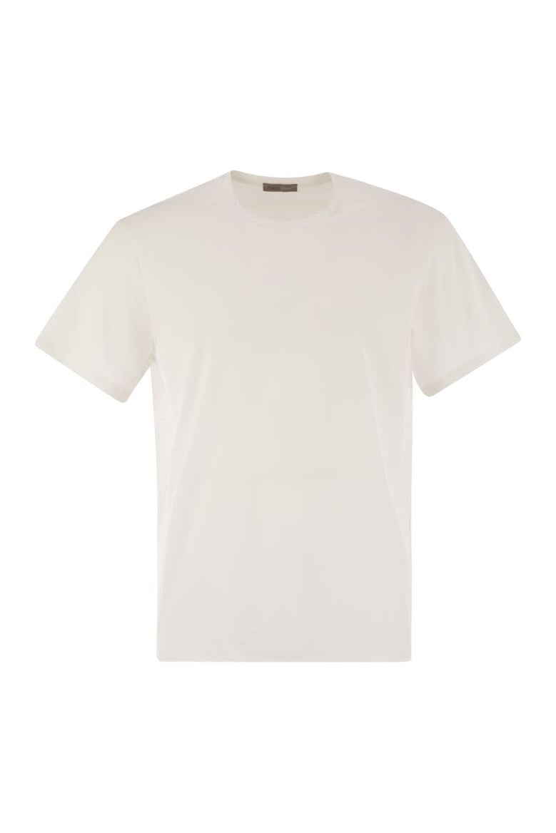 resort t-shirt in cotton and light stretch nylon by Selfnex